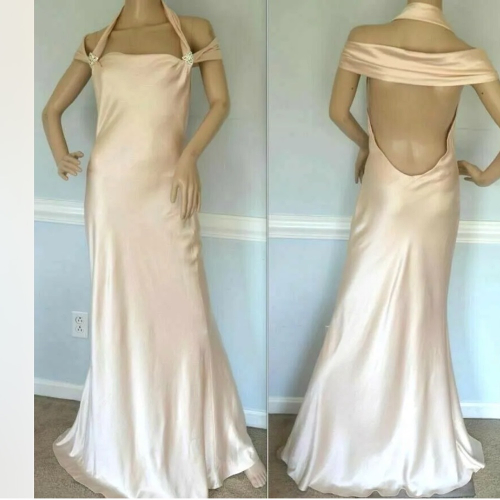 Ralph Lauren Collection Purple Label Wedding Dress Runway Gown IT 38 / US 2